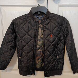 RALPH LAUREN Boys Quilted Jacket size 8